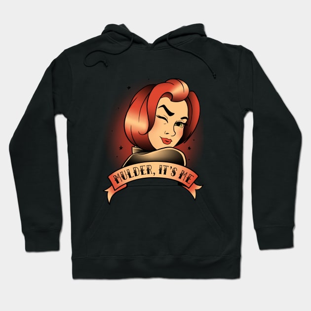 Mulder, Its Me Hoodie by ChristaDoodles